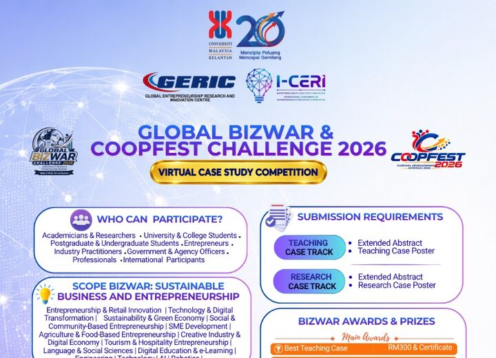 Global Bizwar & Coopfest Challenge 2026 poster