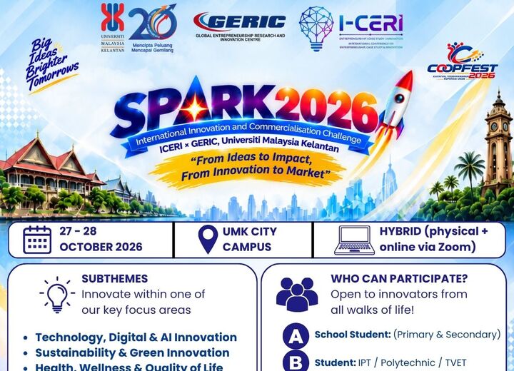 SPARK 2026 International Innovation and Commercialisation Challenge poster